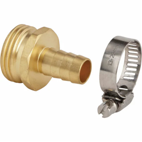 1/2 BRASS HOSE REPAIR-MALE