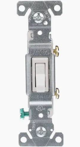 1301-7W GRD SWITCH WHITE