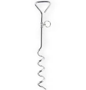 18" STEEL SPIRAL STAKE