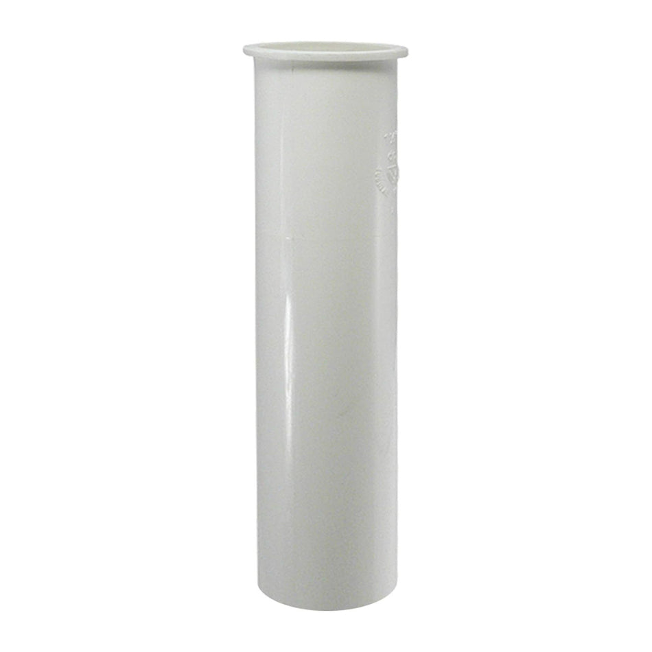 Plumb Pak PP905W Sink Tailpiece, 1-1/2 In Dia X 6 In L, Flanged, Pvc, No Size, White