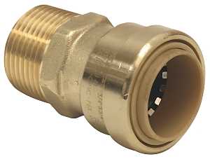 ADAPTER, 1/2 IN, PUSH-FIT X