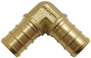 APXE3434 BRASS ELBOW 3/4 IN