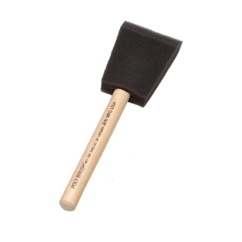 H 1 BRUSH 1IN POLY FOAM