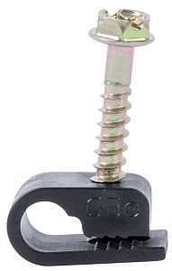 COAXIAL CABLE CLAMP, POLY