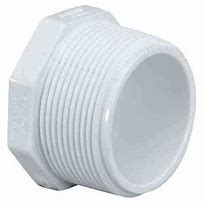 F01090C PLUG 3/4 PVC MIP