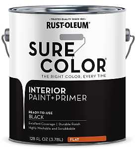 FLAT SHEEN, BLACK, 1 GAL, CA