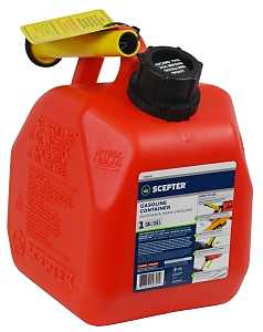GAS CAN, 1 GAL CAPACITY, POL