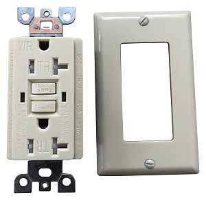 GFCI WALL RECEPTACLE, 20 A,