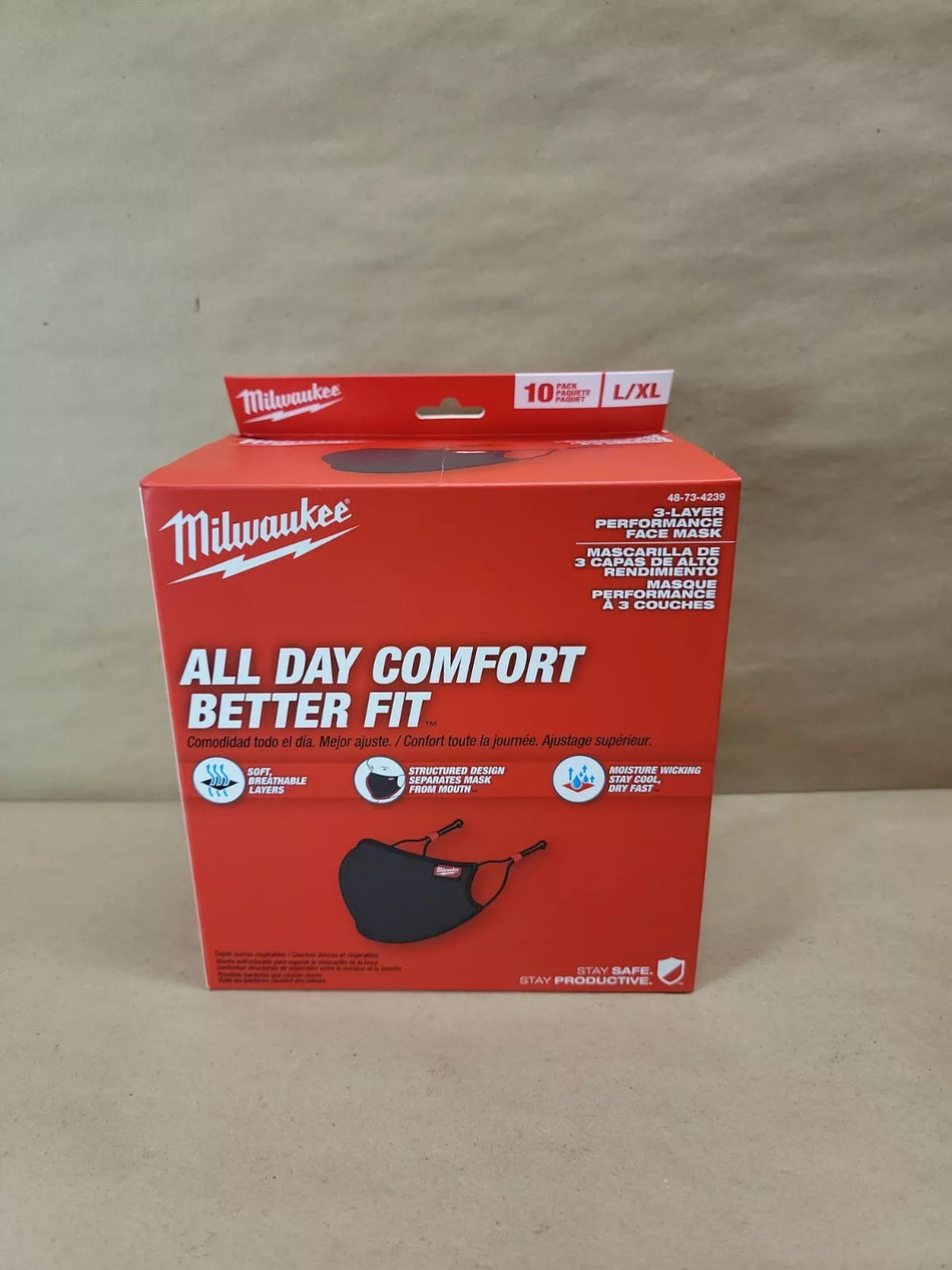 MILWAUKEE 3 LAYER MASK