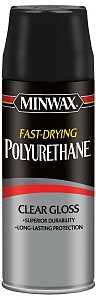 11.5 OZ SPRAY Polyurethane, Gloss, Liquid, Clea