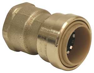 Push-Fit x MPT, 3/4X3/4 STRAIGHT ADAPTER