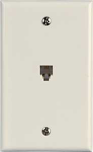 TELEPHONE WALLPLATE, 4-1/2 I