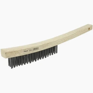 WIRE BRUSH, ZINC BRISTLE, 3/