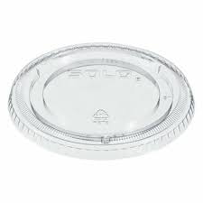 CLEAR FLAT PLASTIC LIDS