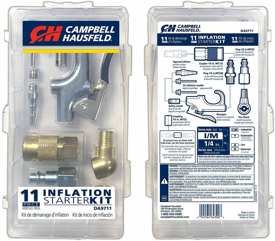 11PCS INFLATION STARTER KIT
