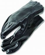 PLASTIC COATED GLOVE 12IN