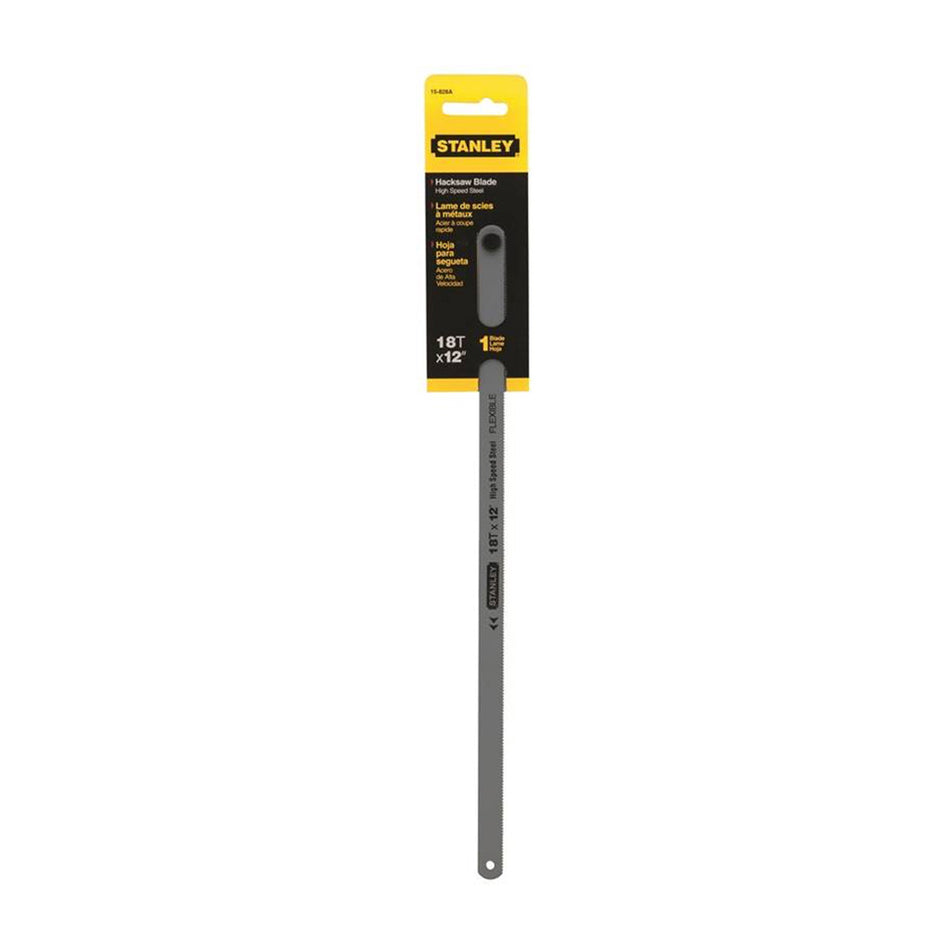 STANLEY HACKSAW BLADE - 18TPI [12"L]