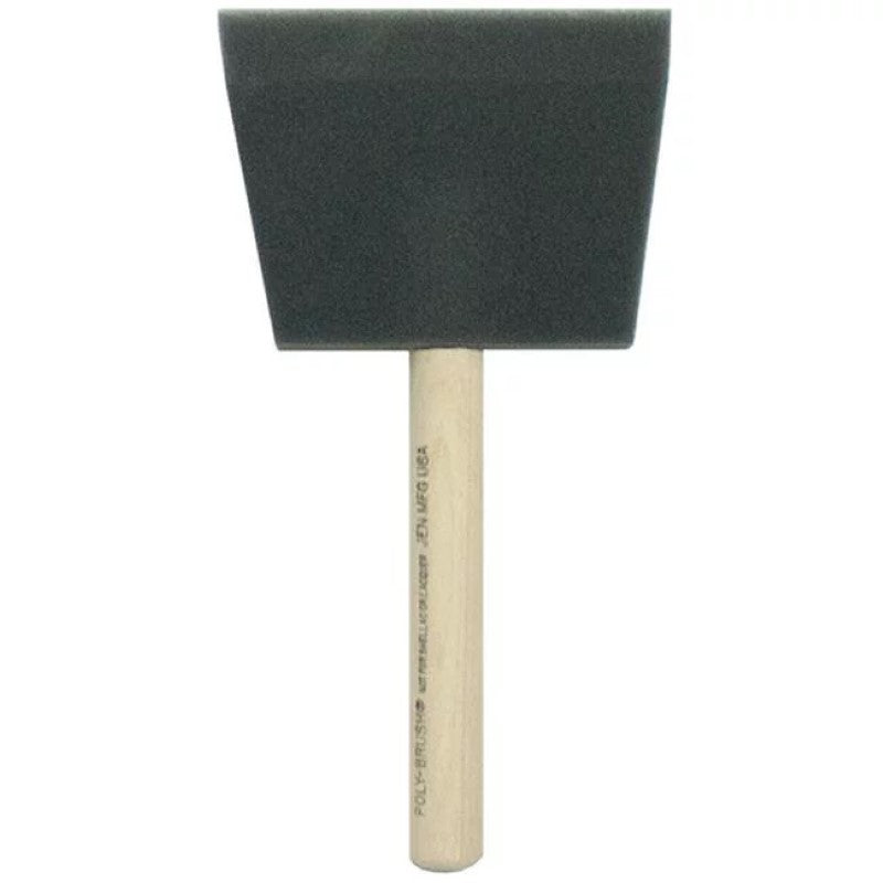 H 4 BRUSH 4IN POLY FOAM