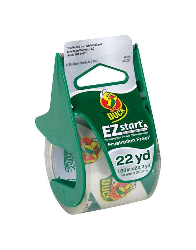 PACKAGING TAPE, 22.2 YD L, 1