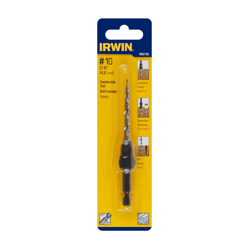 Irwin 1882783 - Speedbor Countersink Wood Drill Bit, Number-10