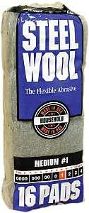 PAD STEEL WOOL 1 MEDIUM