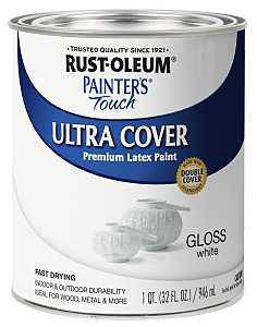 PAINTER'S TOUCH ULTRA COVER GLOSS WHITE