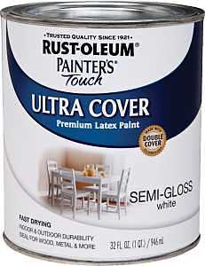 PAINTER'S TOUCH ULTRA COVER SEMI-GLOSS WHITE