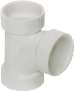 SANITARY PIPE TEE, 1-1/2 IN,